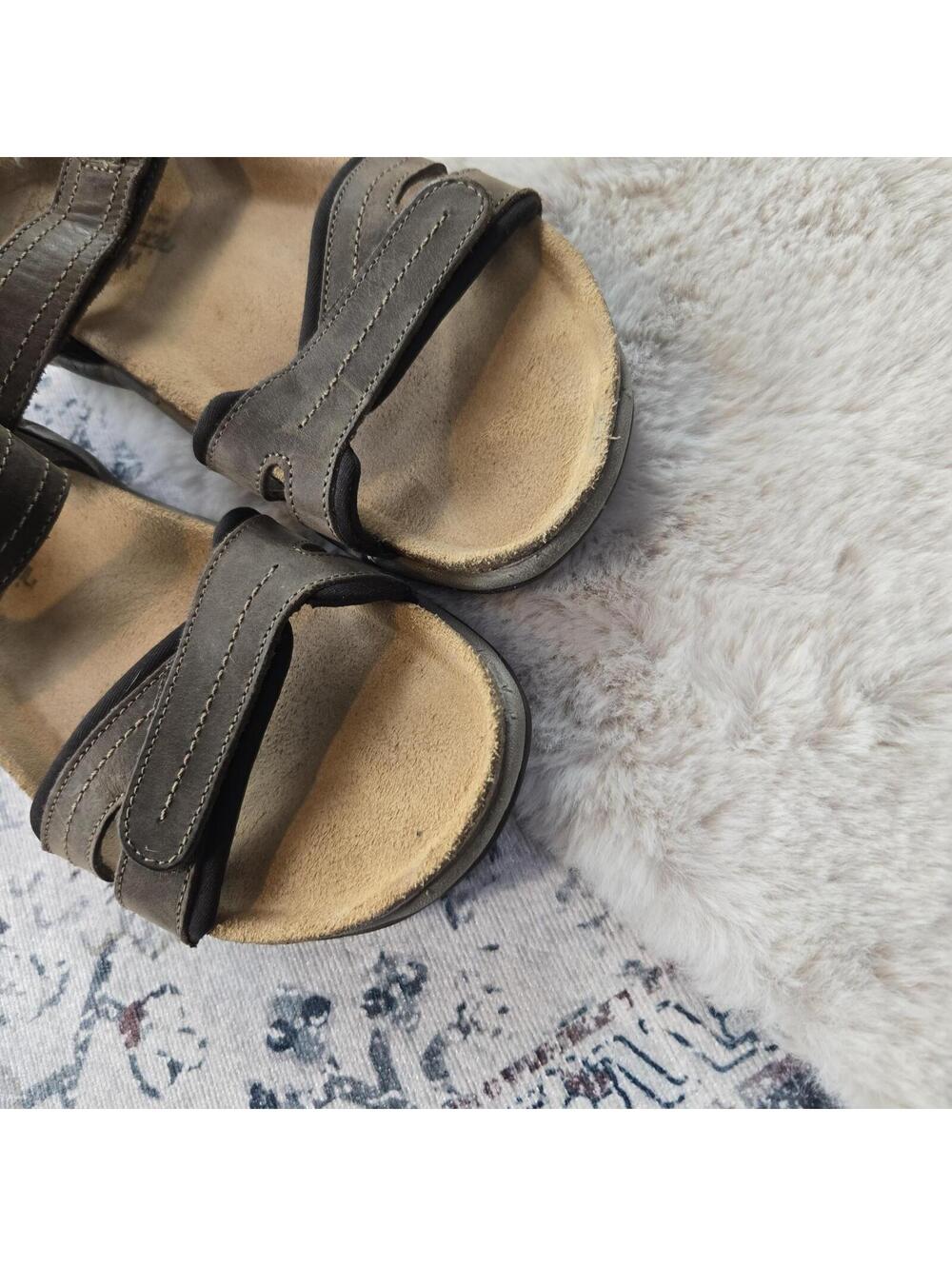 Naot Brown Strappy Sandal Shoe Women EU 38 - Picture 3 of 10